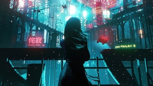Scifi, Neon, Artist, Artwork, Digital Art, 4K wallpaper