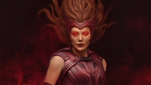 Scarlet Witch, Tv Shows, Artstation, 4K wallpaper