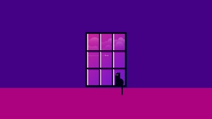 Cat, Artist, Artwork, Digital Art, Minimalism, Minimalist, 4K wallpaper