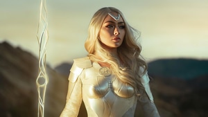 Thena, Marvel, Eternals, Movies, 2021 Movies, Cosplay, 4K wallpaper