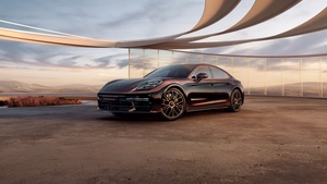 Porsche Panamera Turbo E-Hybrid, 2024, Hybrid electric cars, 4K wallpaper