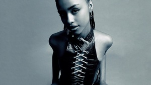 Tyla, South African Singer, Monochrome, Black and White, 4K wallpaper