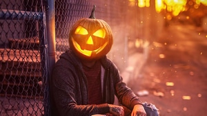 Halloween, Mask, Artist, Artwork, Digital Art, 4K wallpaper