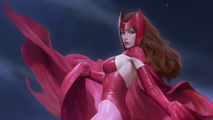 Wanda Vision, Scarlet Witch, Superheroes, Tv Shows, Artstation, 4K wallpaper