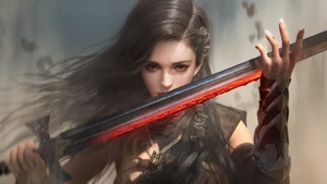 Fantasy Girls, Warrior, Artist, Artwork, Digital Art, Artstation, 4K wallpaper
