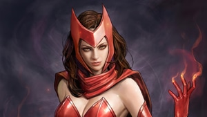 Wanda Vision, Scarlet Witch, Tv Shows, Artstation, 4K wallpaper
