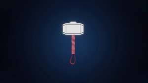 Thor, Superheroes, Minimalism, Minimalist, Artist, Artwork, Digital Art, 4K wallpaper