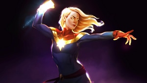 Captain Marvel, Superheroes, Artist, Artwork, Digital Art, Artstation, 4K wallpaper