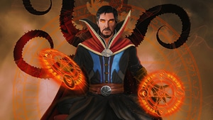 Doctor Strange, Superheroes, Artist, Artwork, Digital Art, Artstation, 4K wallpaper