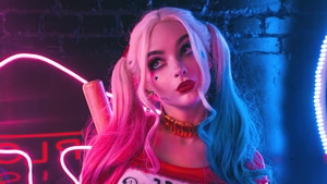 Harley Quinn, Suicide Squad, Superheroes, Cosplay, Two Toned Hair, 4K wallpaper