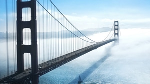 Golden Gate Bridge, Bridge, San Francisco, World, Clouds, 4K wallpaper