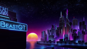Retrowave, Artist, Artwork, Digital Art, Artstation, 4K wallpaper