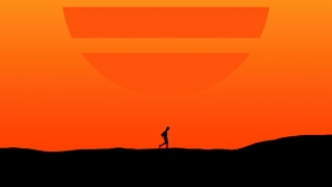 Alone, Walking, Artist, Artwork, Digital Art, Artstation, Silhouette, 4K wallpaper