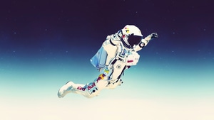 Astronaut, Artist, Artwork, Digital Art, 4K wallpaper