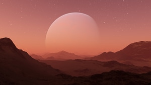 Mars, Planet, Digital Universe, Artist, Artwork, Digital Art, 4K wallpaper
