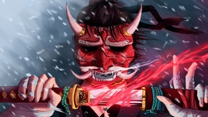 Samurai, Artist, Artwork, Digital Art, Artstation, 4K wallpaper