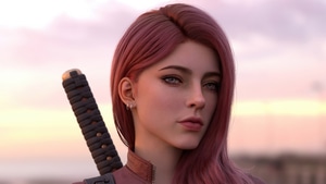 Redhead, Artist, Artwork, Digital Art, Artstation, Cgi, 4K wallpaper