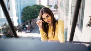 Victoria Justice, Celebrities, Girls, Model, Photoshoot, Yellow Dress, 4K wallpaper