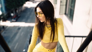 Victoria Justice, Celebrities, Girls, Model, Photoshoot, Yellow Dress, 4K wallpaper