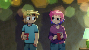 Scott Pilgrim, Ramona Flowers, Scott Pilgrim Takes Off, 2023 Series, Season 1, Anime series, 4K wallpaper