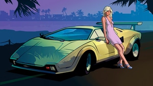Gta, Games, Lamborghini Countach, Outrun, 4K wallpaper