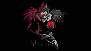 Ryuk, Death Note, Anime, Artist, Artwork, Digital Art, Dark, Black, 4K wallpaper