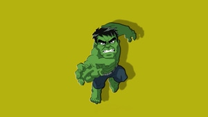 Hulk, Superheroes, Artist, Artwork, Digital Art, Minimalism, Minimalist, Artstation, 4K wallpaper