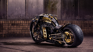 Cruiser motorcycle, Harley-Davidson, 4K wallpaper