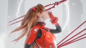 Neon Genesis Evangelion, Asuka Langley Soryu, Anime Girl, Anime, Artstation, Cosplay, 4K wallpaper