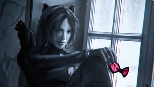 Catwoman, Superheroes, Artist, Artwork, Digital Art, Monochrome, Black And White, 4K wallpaper