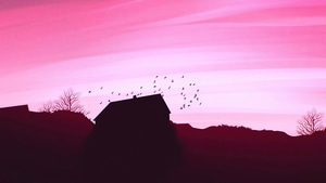 House, Hut, Synthwave, Artist, Artwork, Digital Art, Deviantart, 4K wallpaper