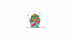 Food, Minimalism, Minimalist, Artist, Artwork, Digital Art, Dribbble, 4K wallpaper