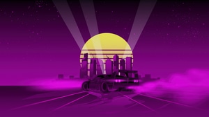 Retrowave, Ferrari, Artist, Artwork, Digital Art, Deviantart, 4K wallpaper