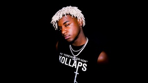 American rapper, AMOLED, Black background, 4K wallpaper