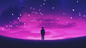 Alone, Boy, Artist, Artwork, Digital Art, 4K wallpaper