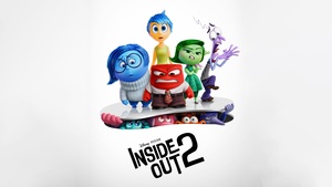 Inside Out 2, 2024 Movies, Animation movies, Pixar movies, White background, Joy (Inside Out), Sadness (Inside Out), Anger (Inside Out), Fear (Inside Out), Disgust (Inside Out), Anxiety (Inside Out), 4K wallpaper