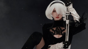 Nier Automata, Games, Artist, Artwork, Digital Art, Cosplay, 4K wallpaper