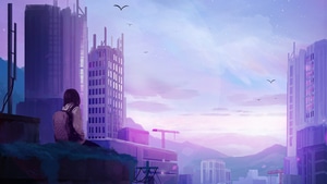 Alone, Artist, Artwork, Digital Art, Artstation, 4K wallpaper