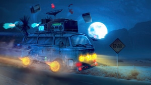 Van, Retro, Artist, Artwork, Digital Art, Deviantart, 4K wallpaper