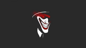 Joker, Supervillain, Superheroes, Minimalism, Minimalist, Dark, Black, Behance, 4K wallpaper