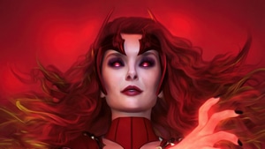 Wanda Vision, Scarlet Witch, Tv Shows, Artstation, 4K wallpaper