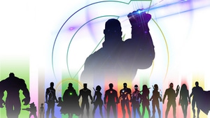 Avengers, Superheroes, Thor, Black Panther, Iron Man, Thanos, Captain America, Baby Groot, Hulk, Star Lord, Spiderman, Black Widow, Artstation, 4K wallpaper