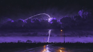 Storm, Rain, Artist, Artwork, Digital Art, Deviantart, 4K wallpaper