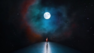 Alone, Artist, Artwork, Digital Art, 4K wallpaper