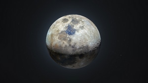 Moon, Clouds, Space, Dark, Night, Digital Universe, Artist, Artwork, Digital Art, 4K wallpaper