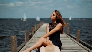 Girls, Model, Depth Of Field, 4K wallpaper