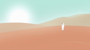 Astronaut, Minimalism, Minimalist, Artist, Artwork, Digital Art, Deviantart, 4K wallpaper