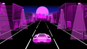 Synthwave, Lamborghini, Cars, Artist, Artwork, Digital Art, Deviantart, 4K wallpaper