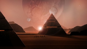 Desert, Artist, Artwork, Digital Art, Deviantart, 4K wallpaper