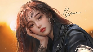 Biker, Artist, Artwork, Digital Art, Artstation, 4K wallpaper